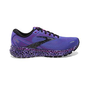 Brooks Ghost 14 Road Running Shoes - Womens, Purple/Pink/Black | IE-CON708942